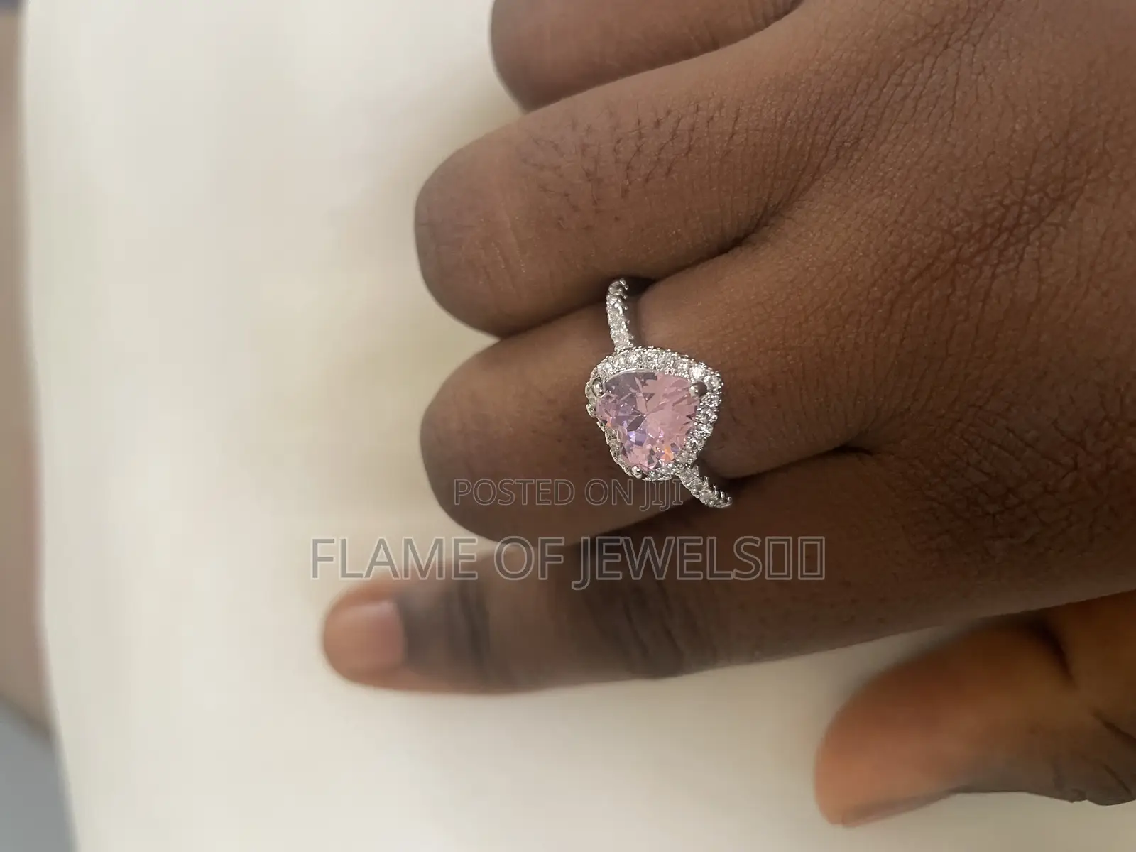 Love Cut Engagement and Promise Ring