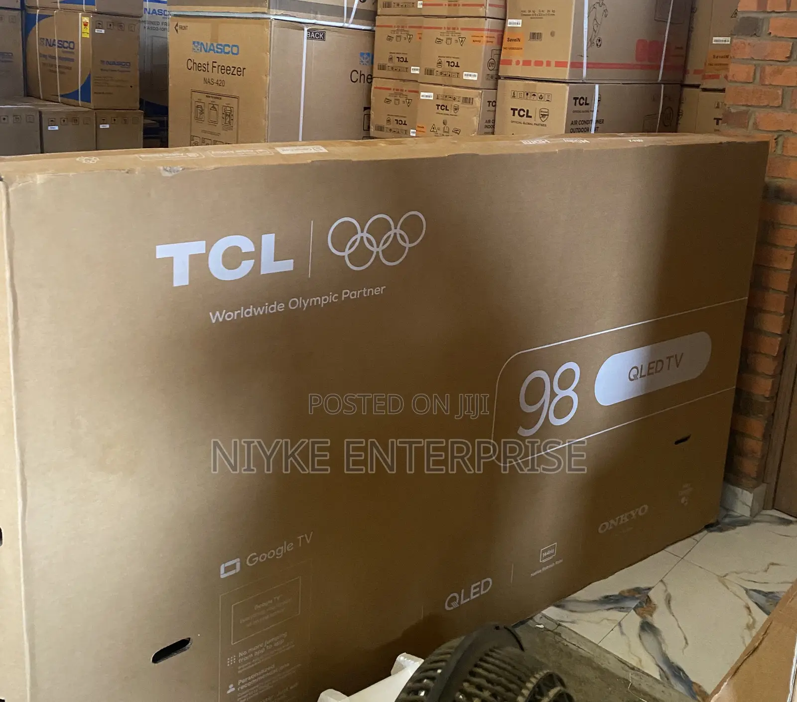 New 2025 TCL 98p8k 98" Google Tv | Massive Qled Display | Dolby Vision