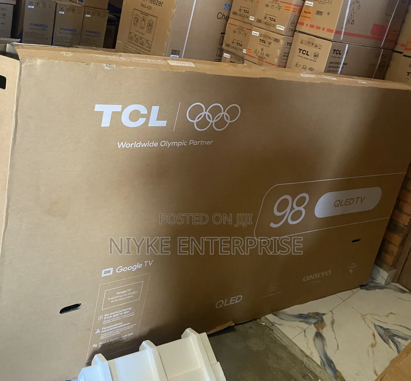 New 2025 TCL 98p8k 98" Google Tv | Massive Qled Display | Dolby Vision