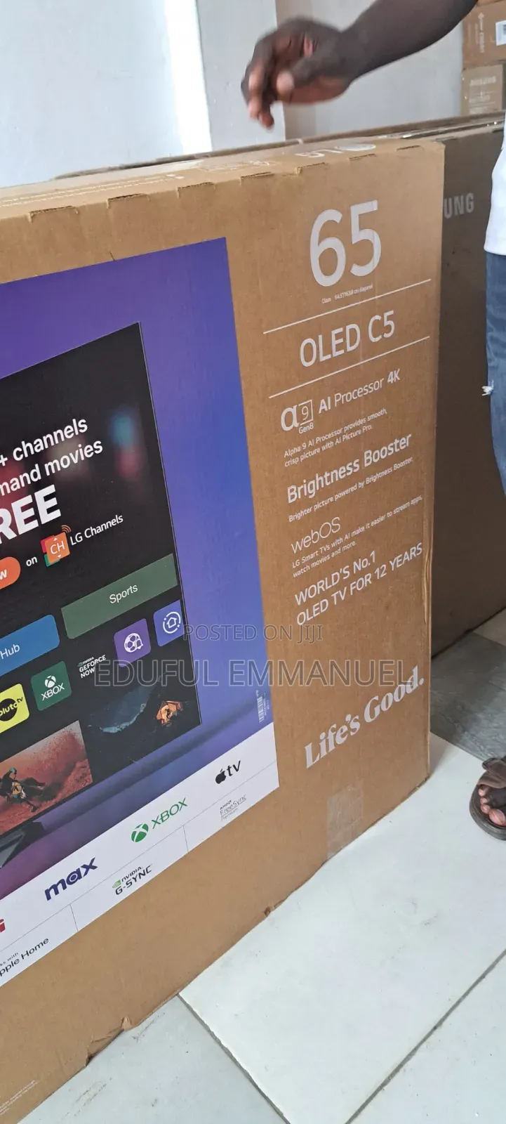 LG 65" Class Oled Evo C5 Super Upscaling Ai Smart Uhd HDR 144hz