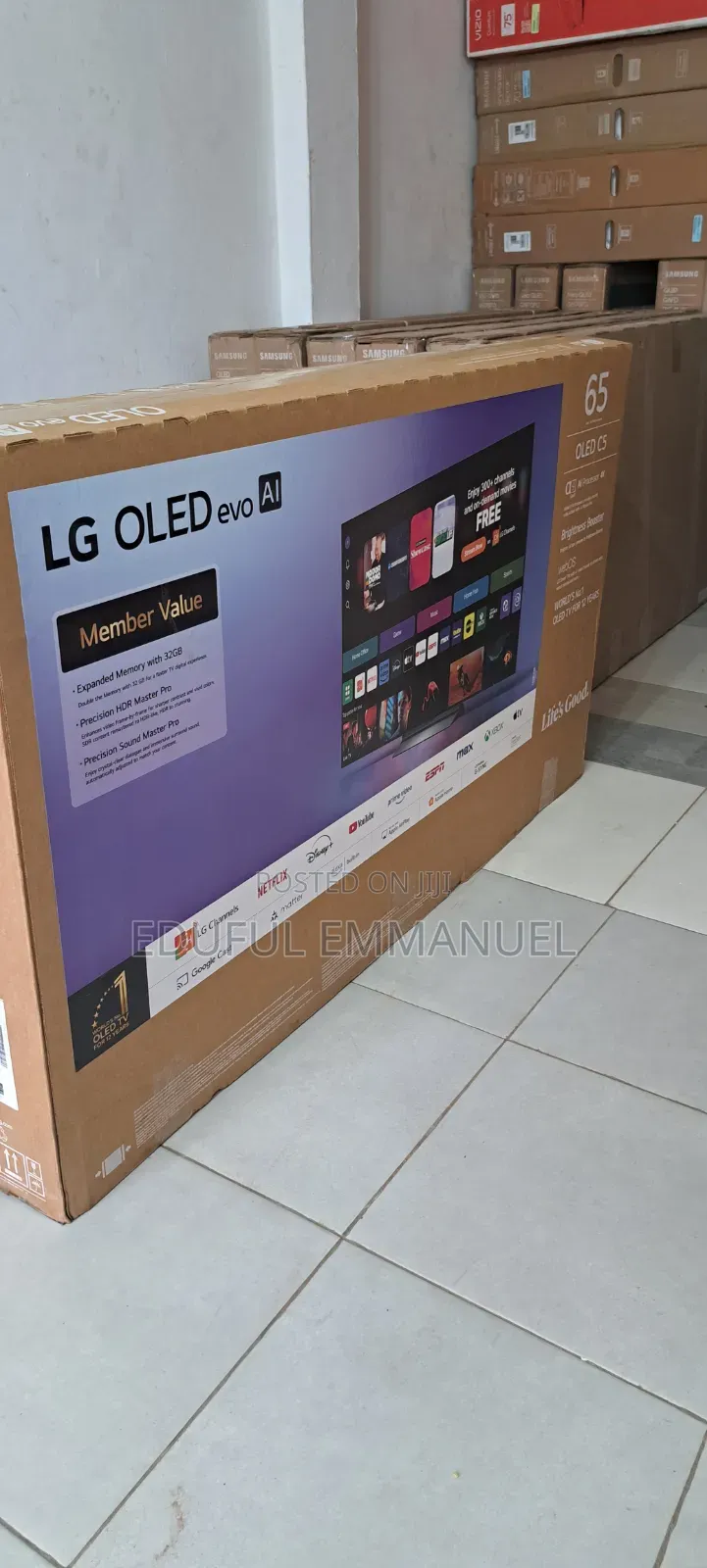 LG 65" Class Oled Evo C5 Super Upscaling Ai Smart Uhd HDR 144hz