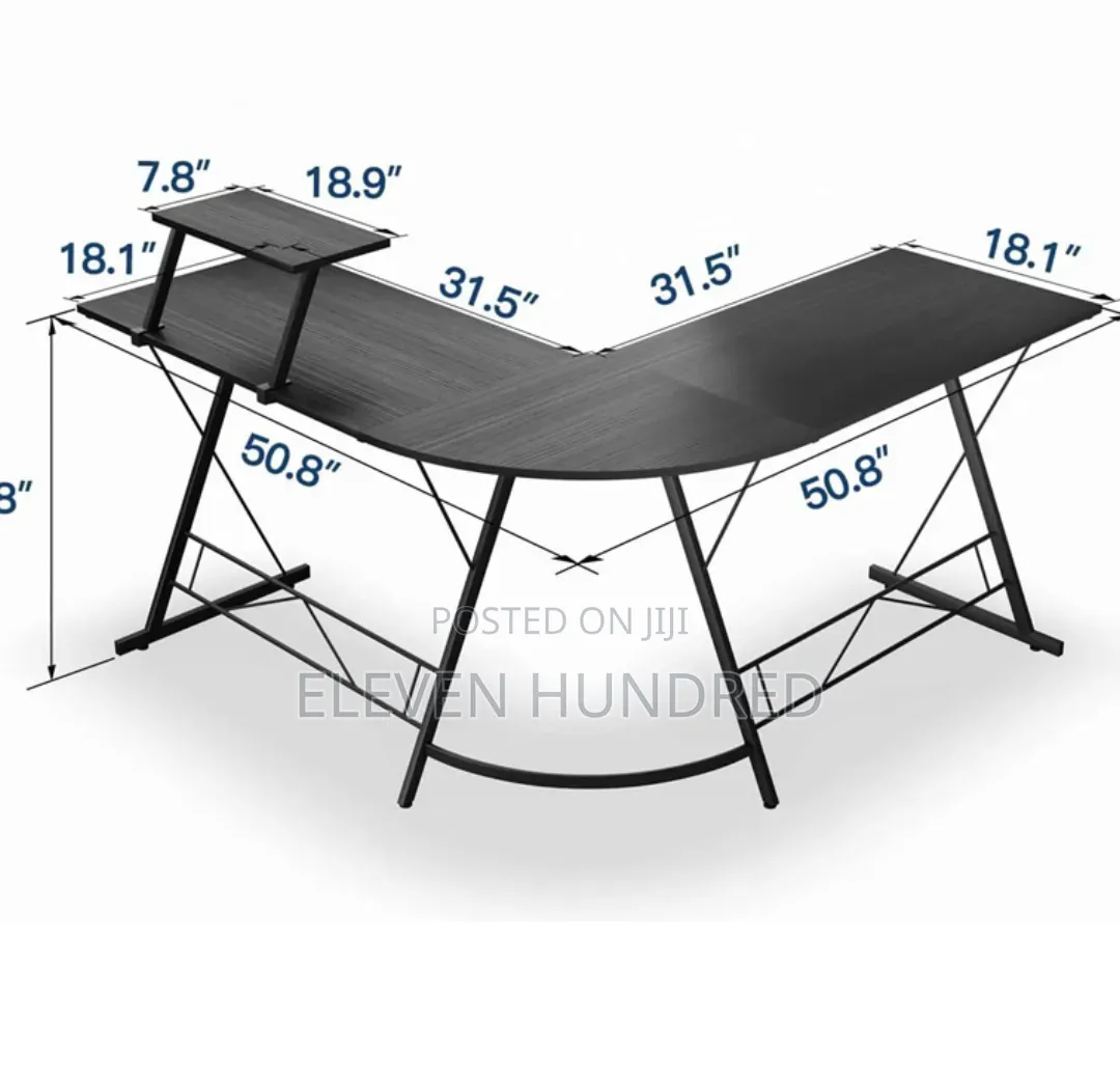 Gaming/Office/Home L-Shaped Desk