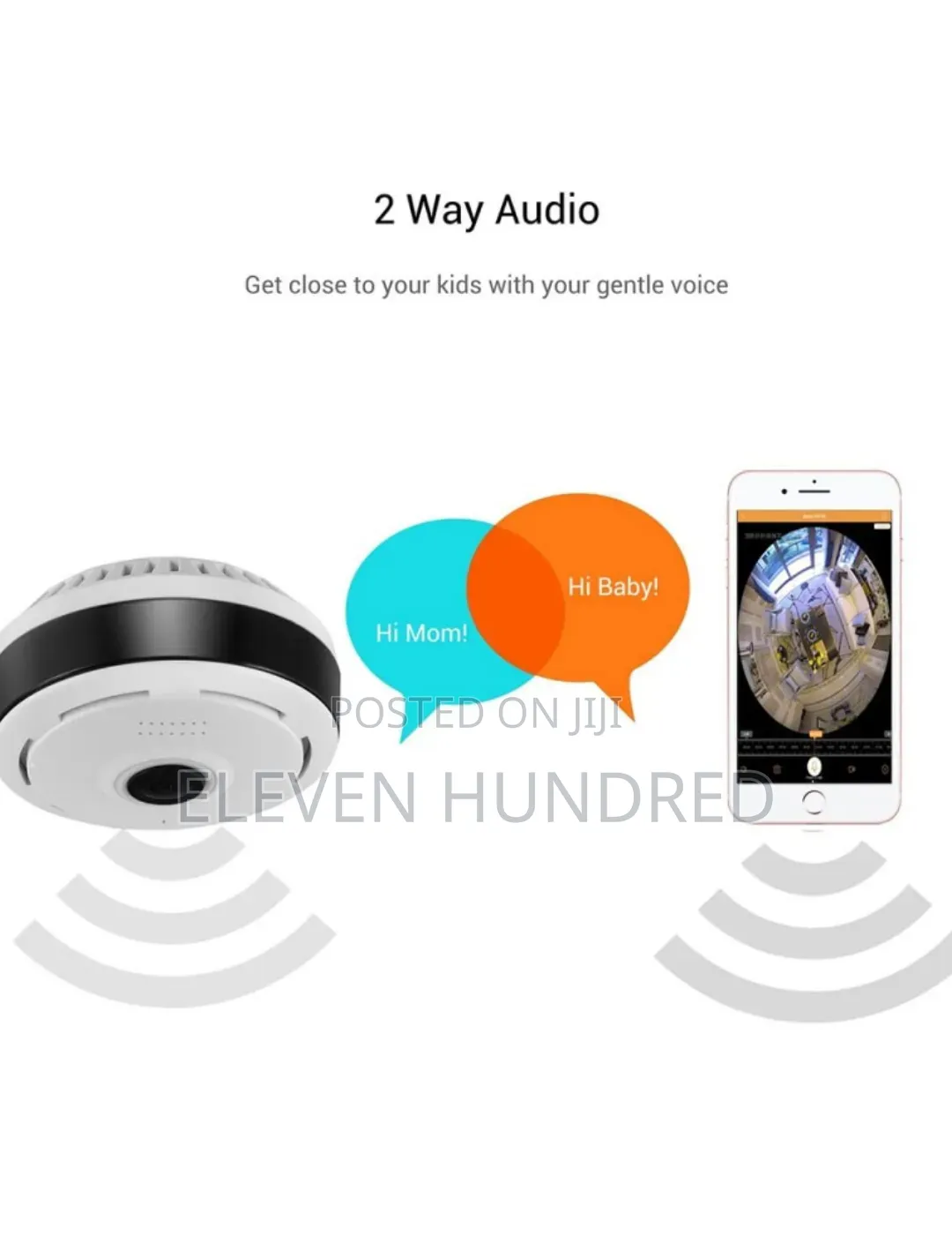 Wifi Panoramic Ip Camera With Night
