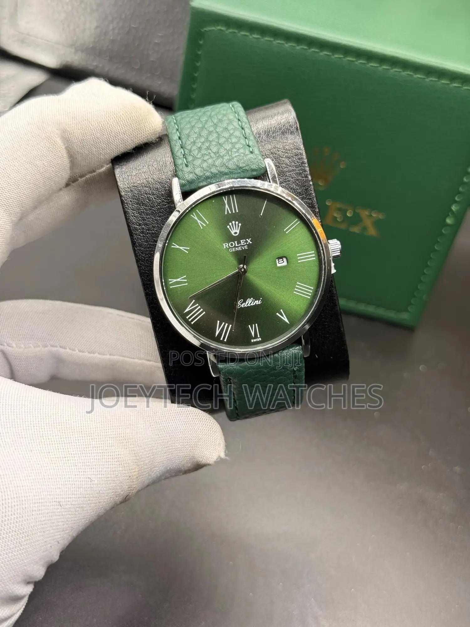 Rolex Celinni Leather Watch