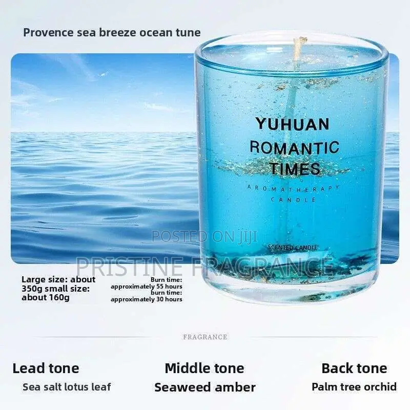 Provence Sea Breeze Aromatherapy Gel Candle