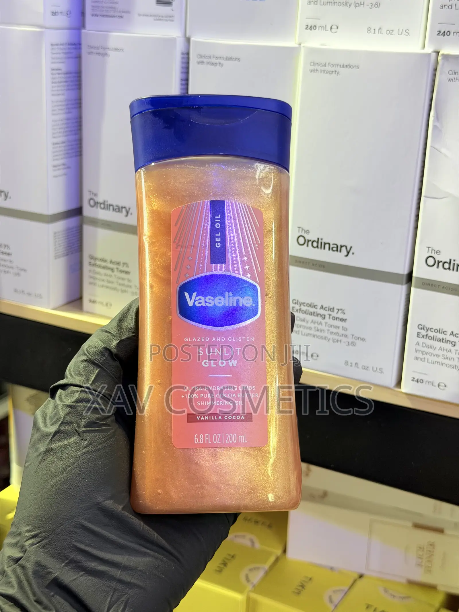 Vaseline Sunlit Glow Body Shimmer Gel Oil