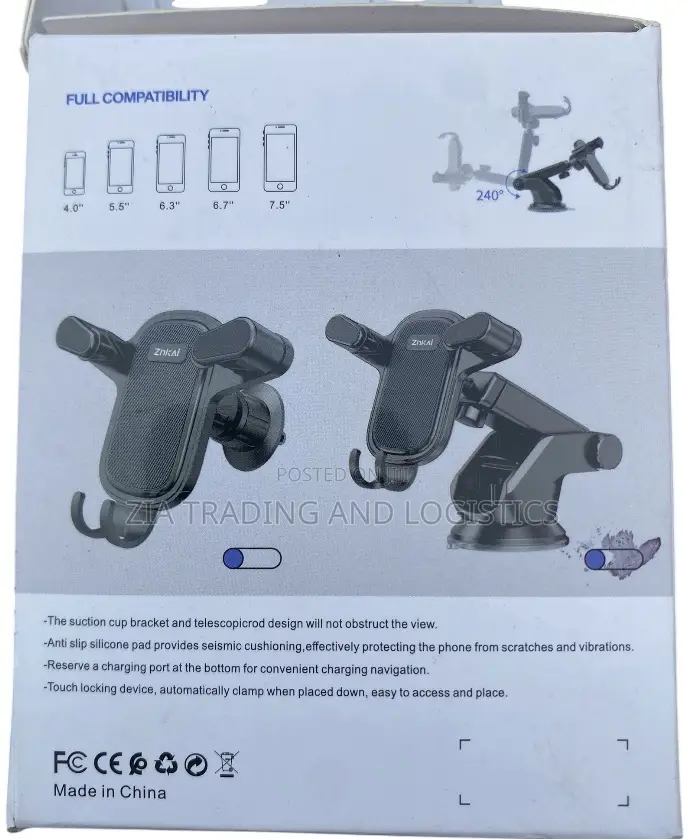Znkai Zk-01 and Zk-02 Car Mobile Phone Holder/ Car Mount