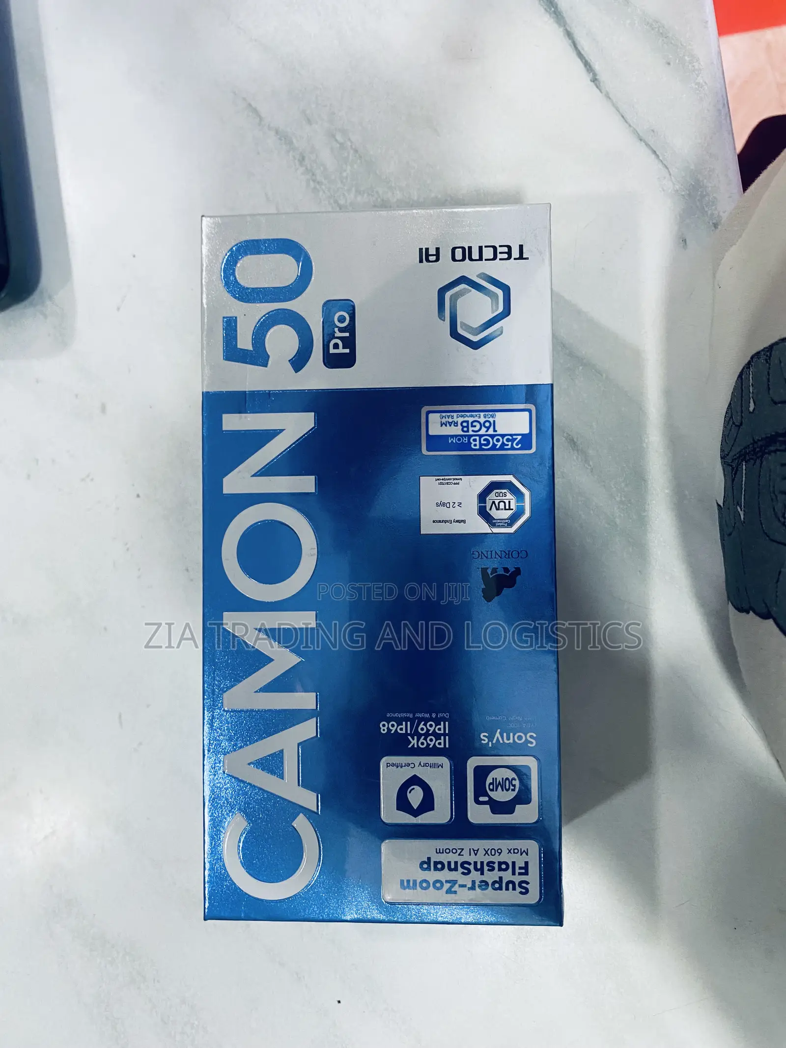 New Tecno Camon 50 Pro 256 GB Black