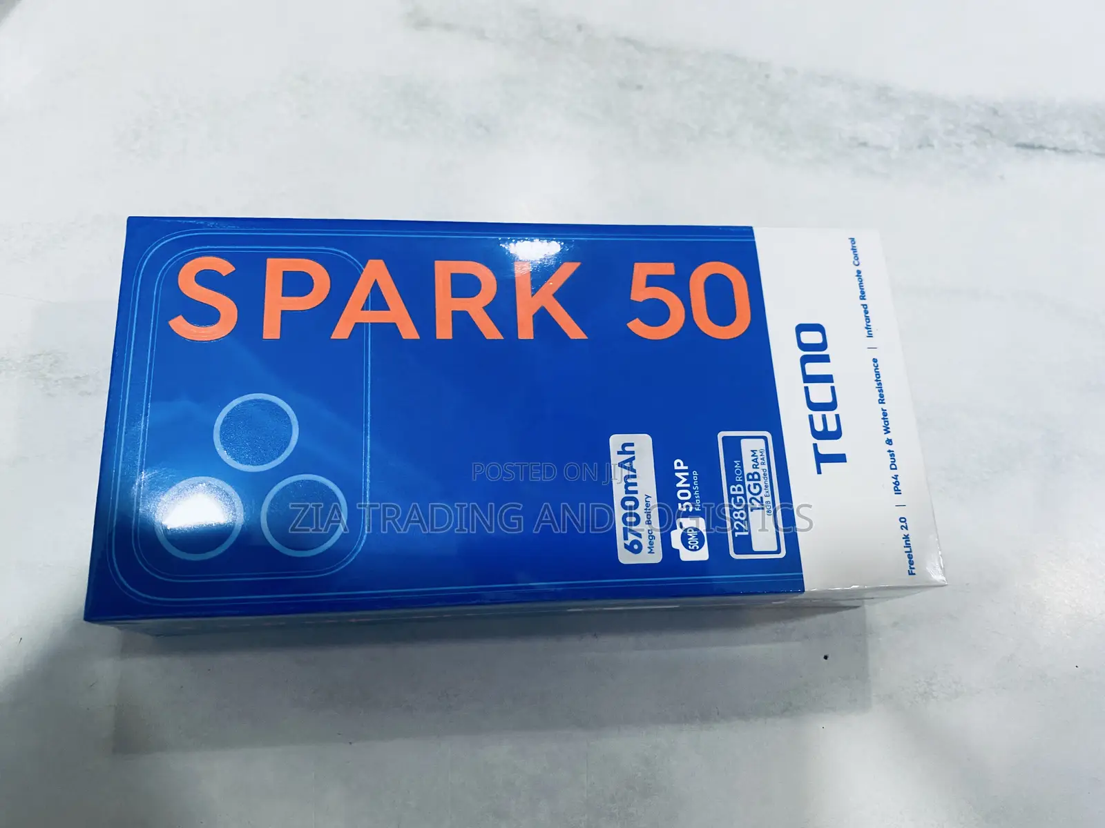 New Tecno Spark 50 128 GB Black