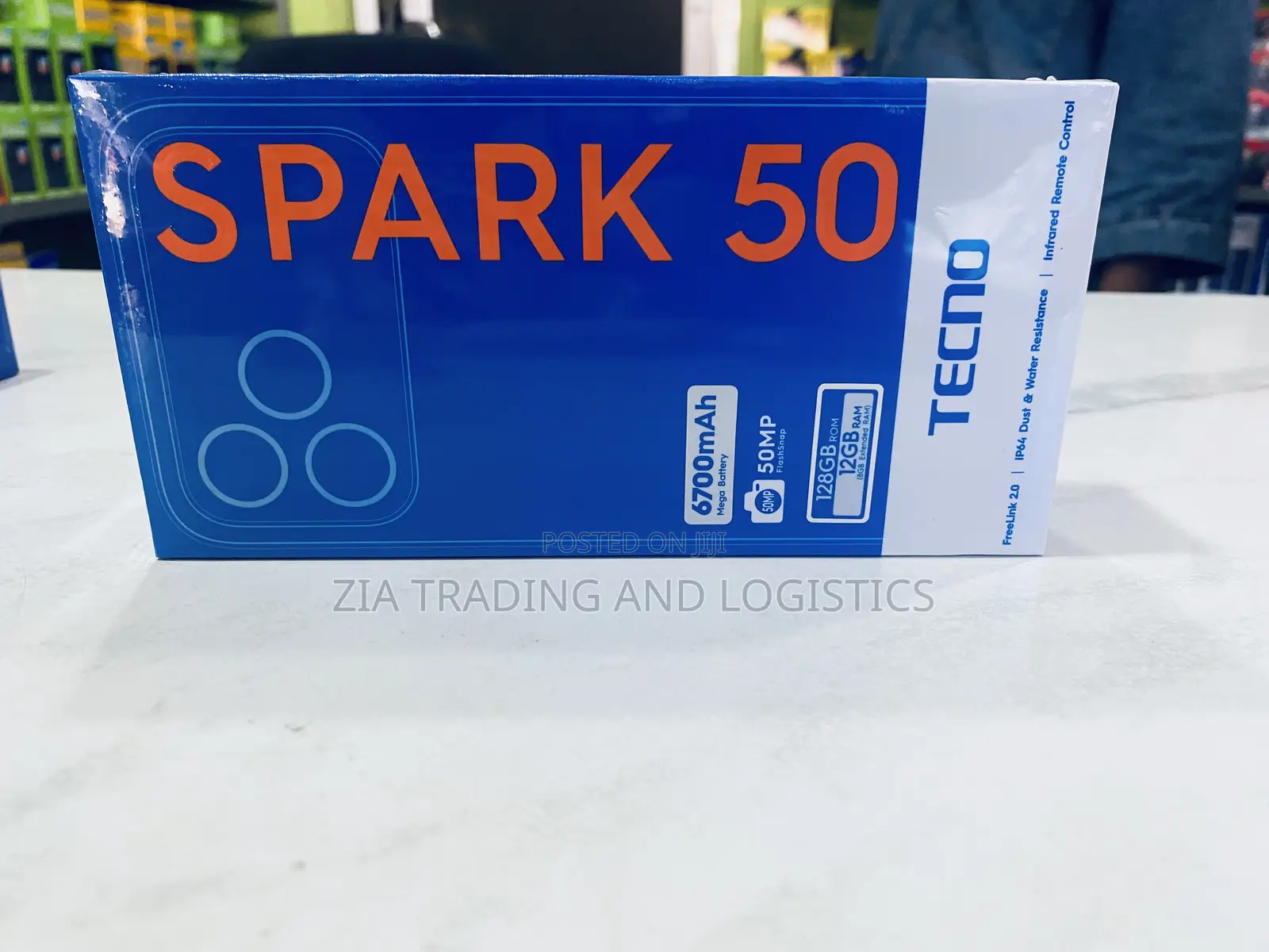 New Tecno Spark 50 128 GB Black