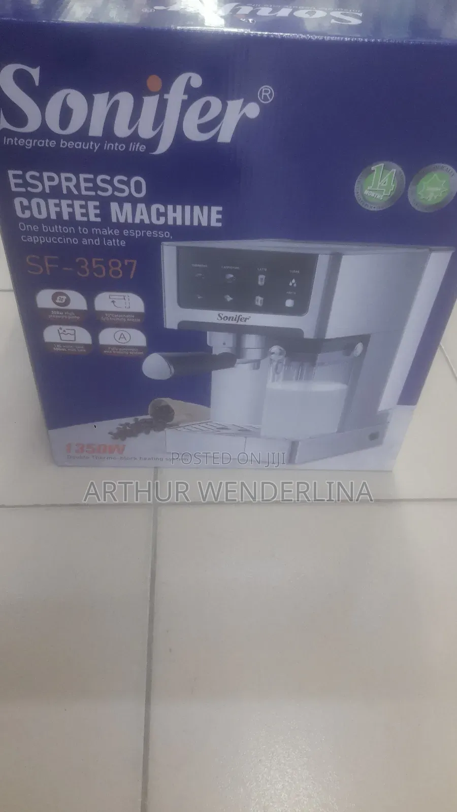 Sonifer Sf-3587 Multifunctional Espresso Coffee Maker