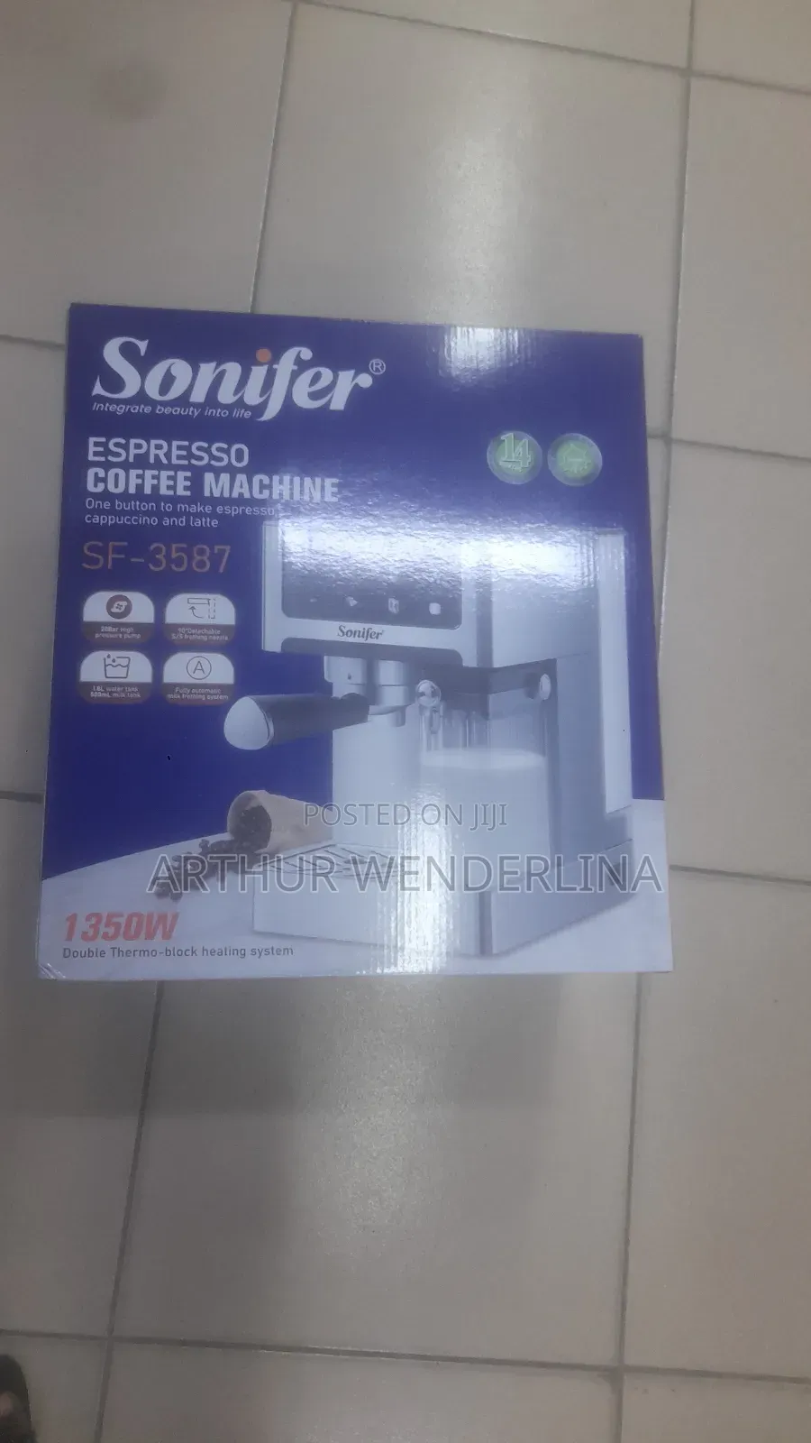 Sonifer Sf-3587 Multifunctional Espresso Coffee Maker