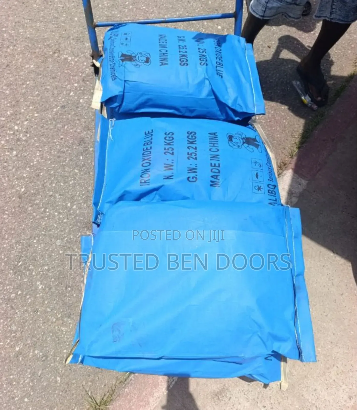 Blue Iron Oxide Color Pigment for Concrete Stamp Works
