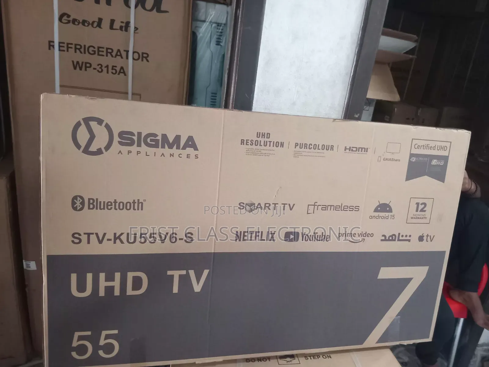 Sigma 55 Uhd Tv Power, Tv That Commands Every Moment.