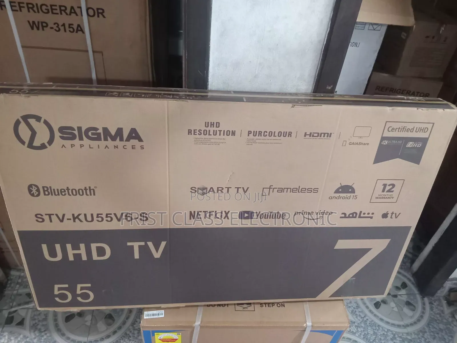 Sigma 55 Uhd Tv Power, Tv That Commands Every Moment.