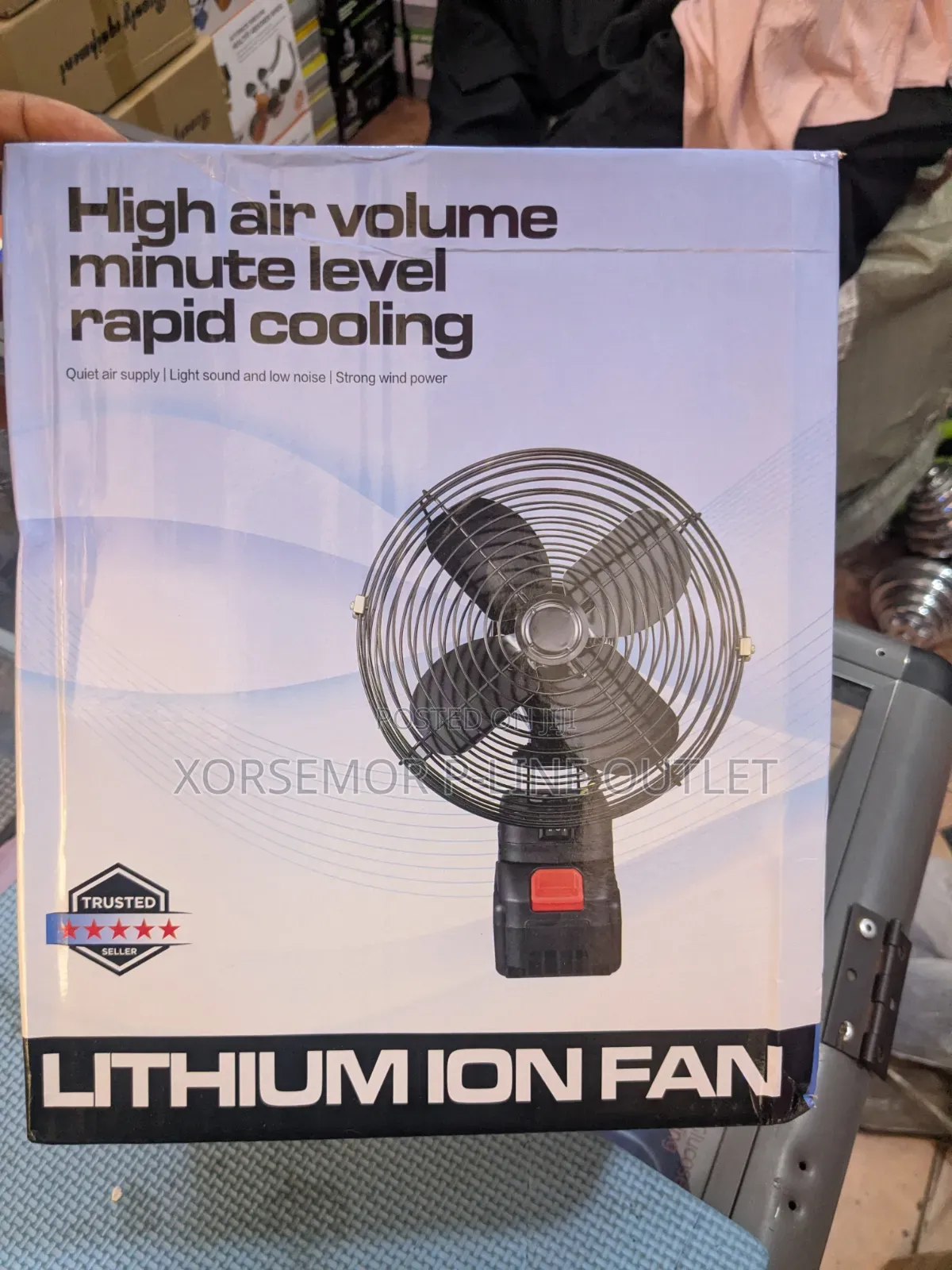 Rapid Cooling Rechargeable Fan