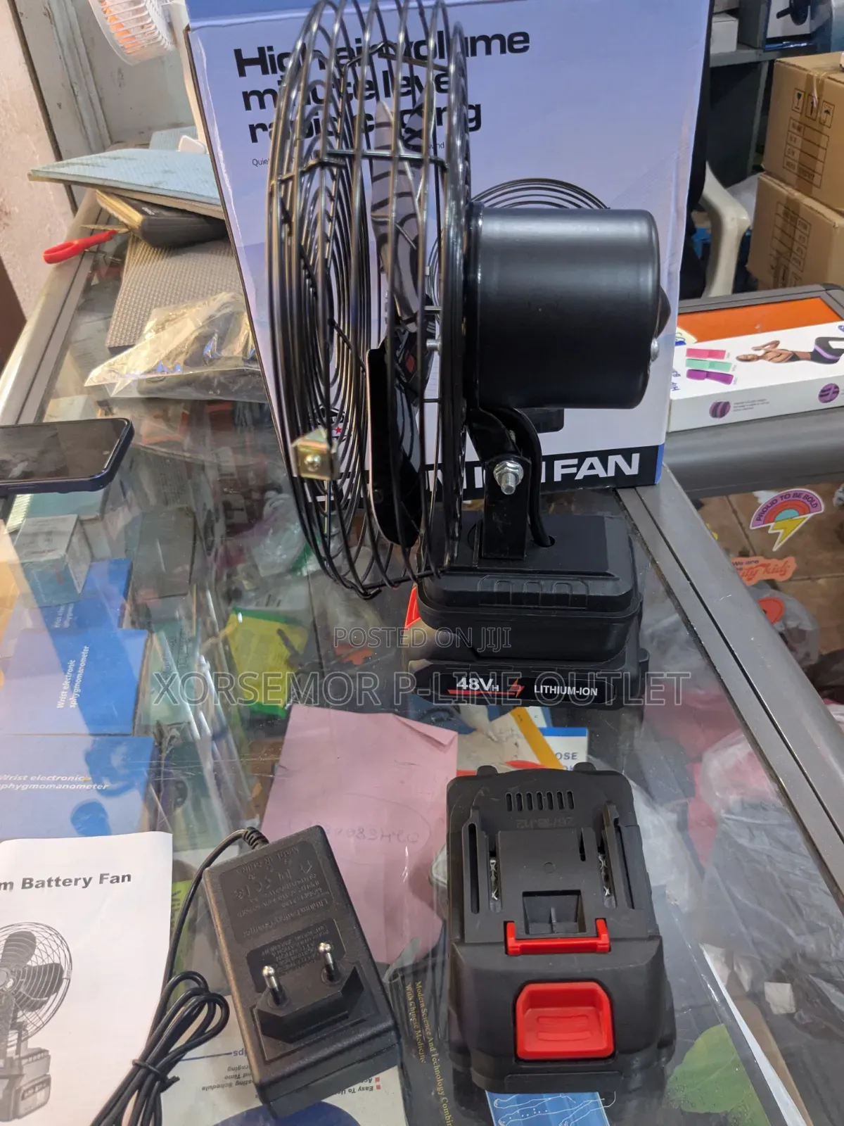 Rapid Cooling Rechargeable Fan