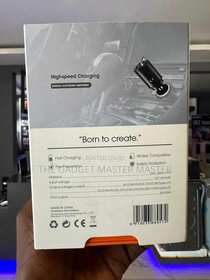 Esdras Cr22 High Speed Car Charger