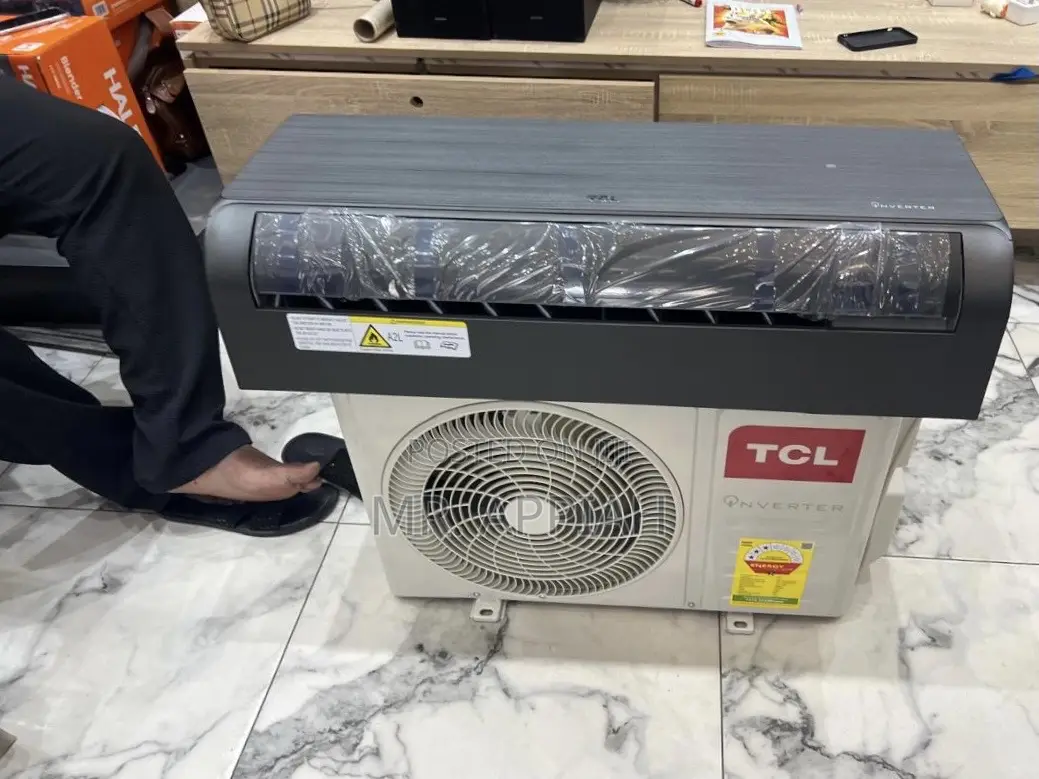 Fast Chilling TCL 1.5hp Inverter Air Conditioner(Dark Gray)Wooden 