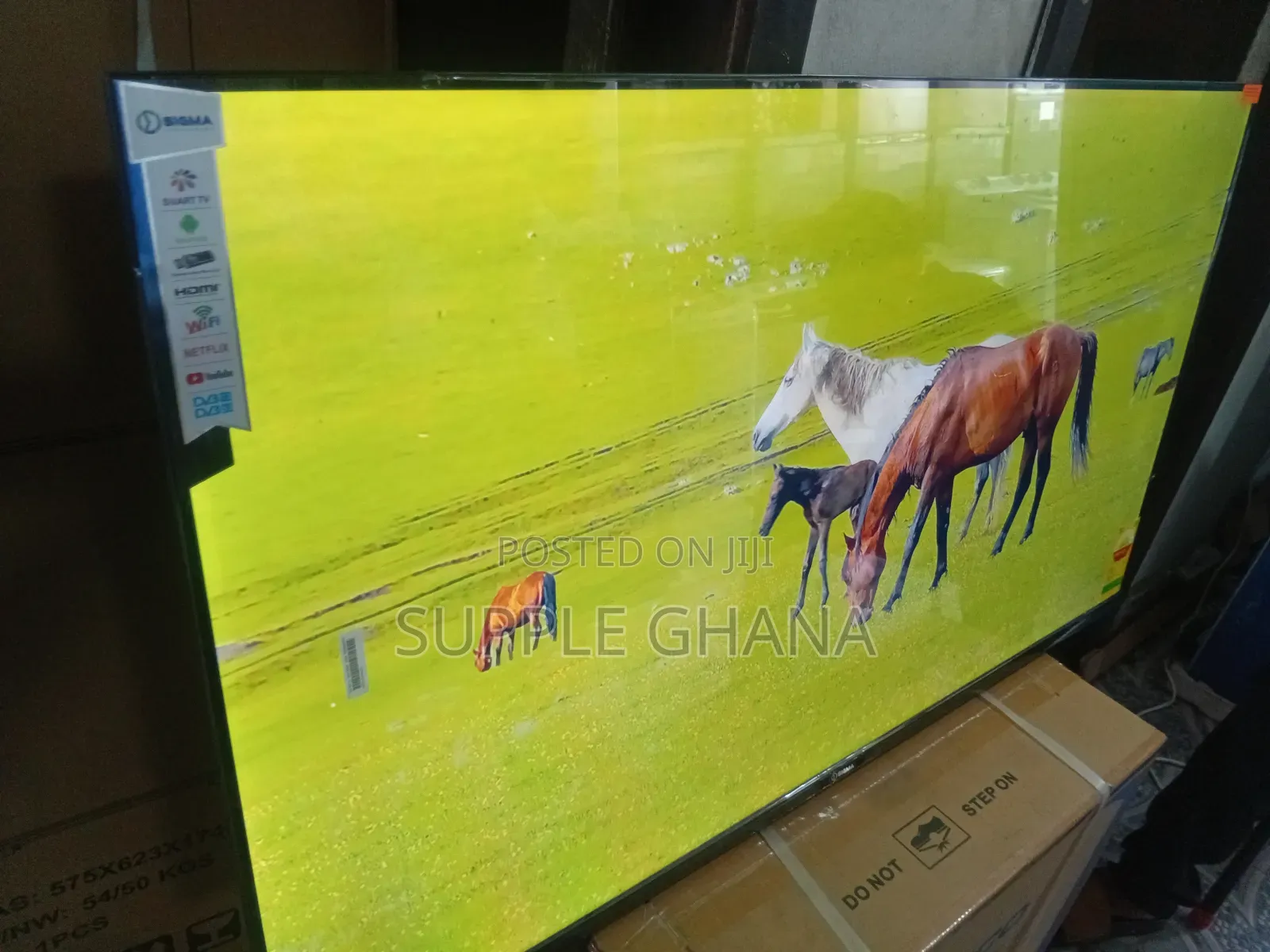 Sigma 55-Inch Smart Television – Sleek Design, Smart Performance