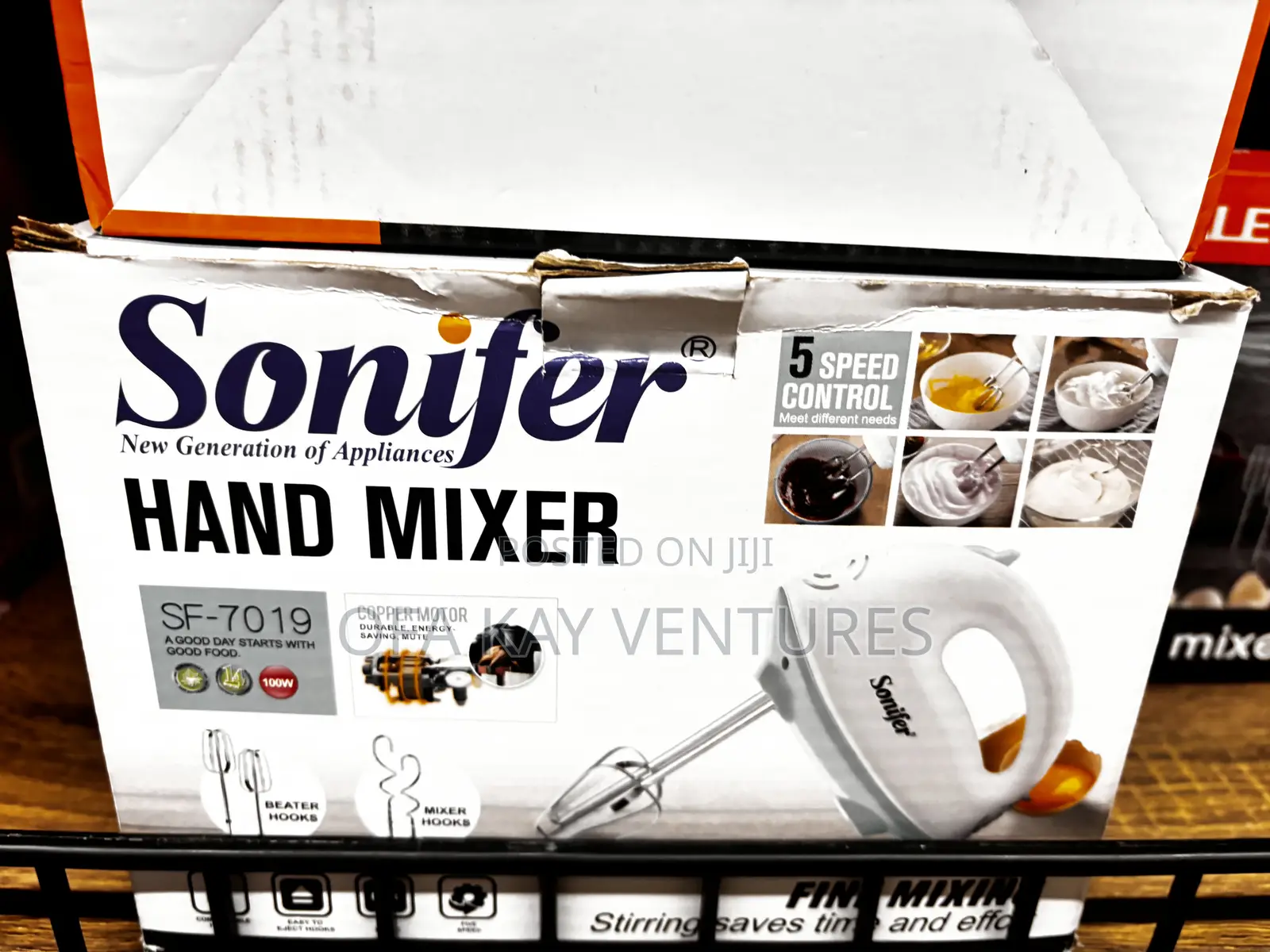 Powerful 7speeds Hand Mixer 100w