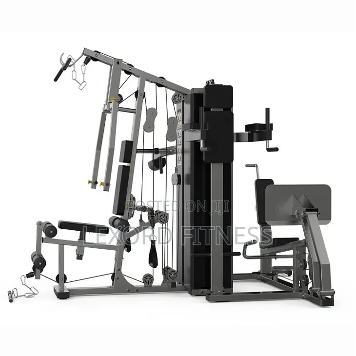 5 Station Home Multi- Gym With Dual User Access