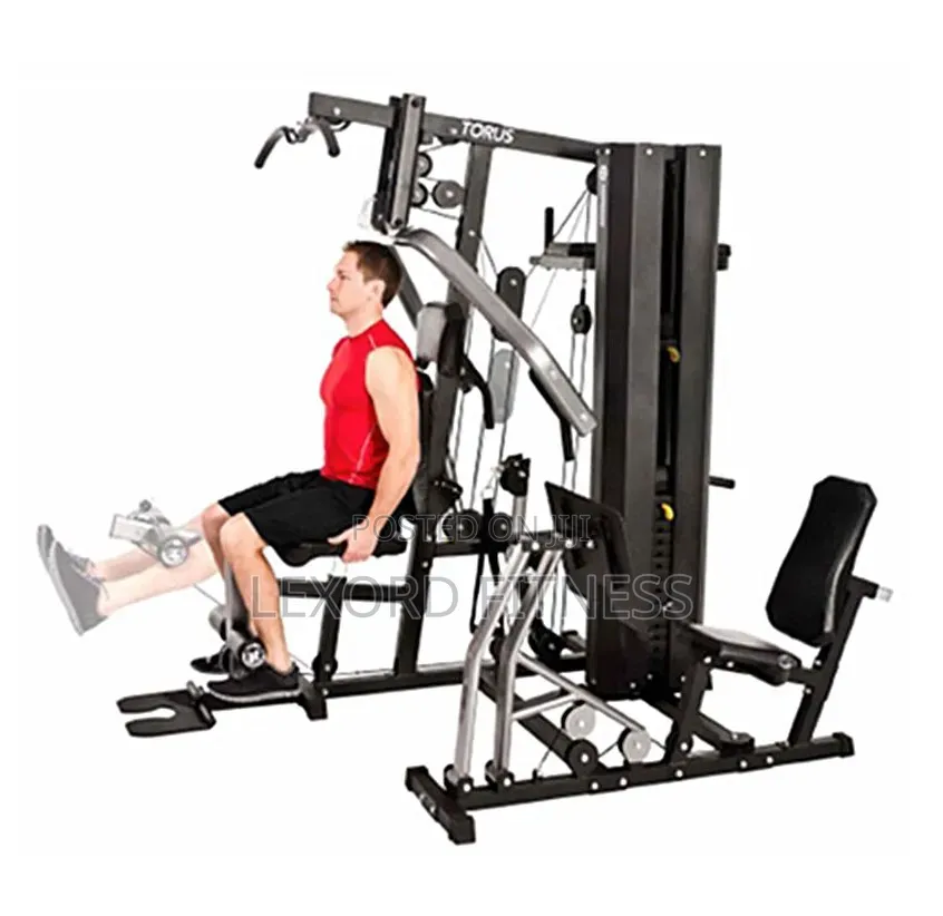 5 Station Home Multi- Gym With Dual User Access