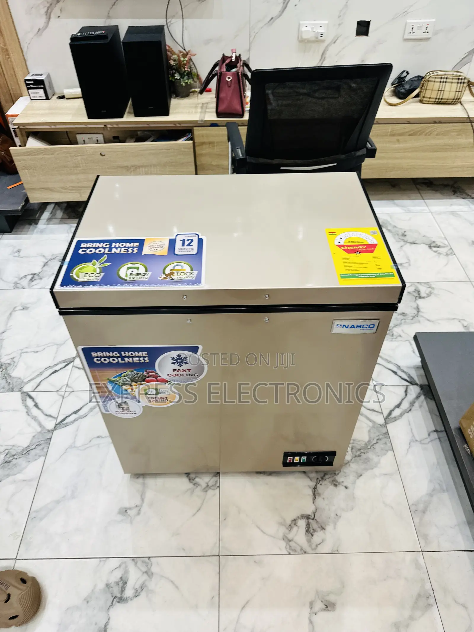 Eco Mode Function Chest Freezer Single Door 200l Nas-175fl