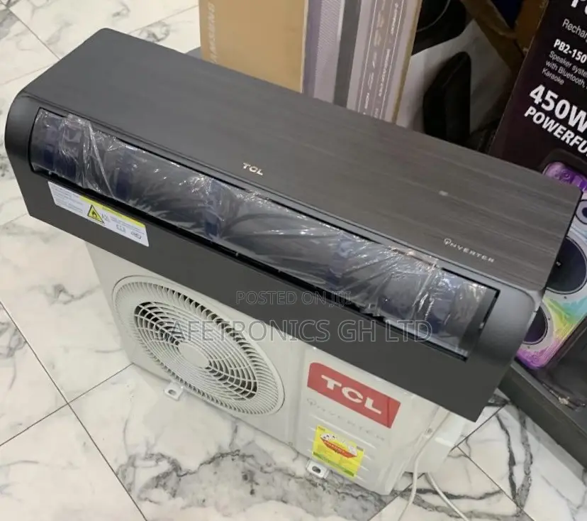 Correct New TCL 1.5 Hp Inverter Air Conditioner in Dark Gray/Black