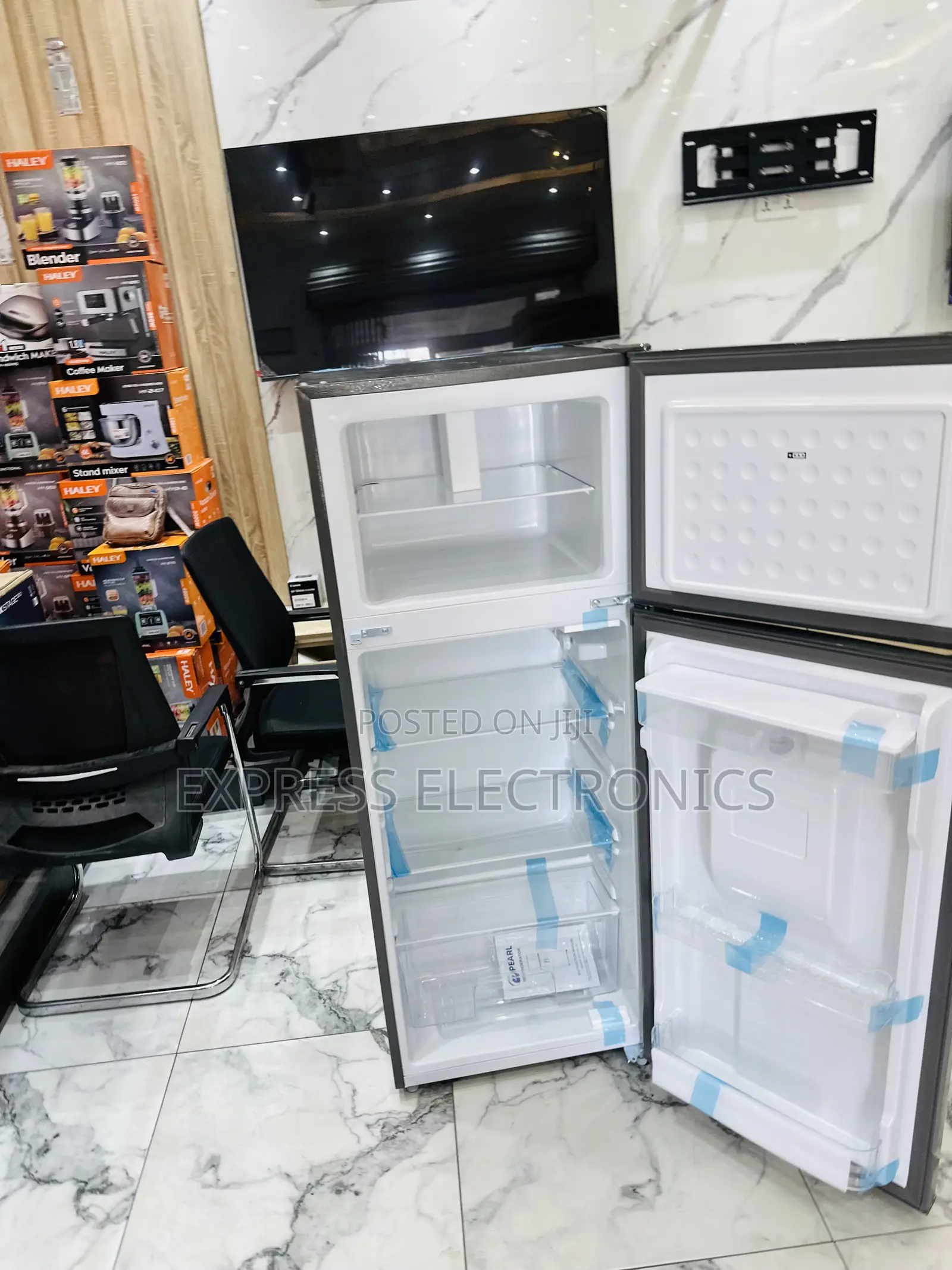 Zealous Sleek Double Door Fridge Pearl Pf-2521w0-5e