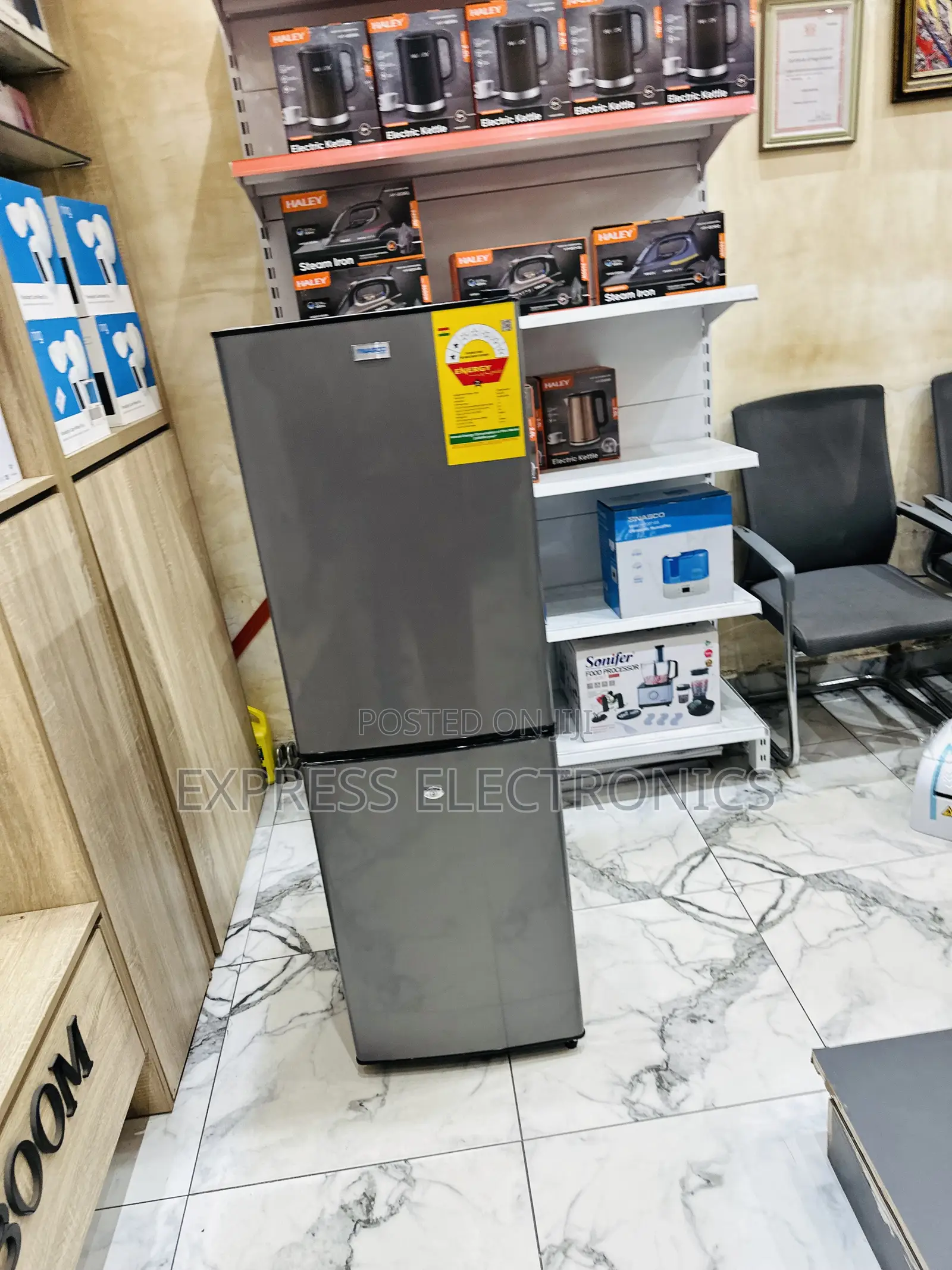 Lovely New Dark Grey Color Double Door Fridge Nasd2-20fl