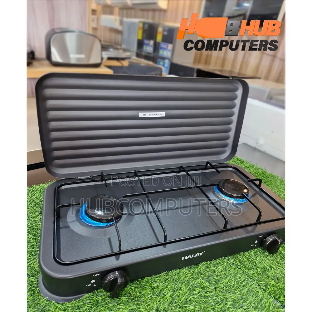 Haley-Hy1513 Gas Stove 2 Burner Black