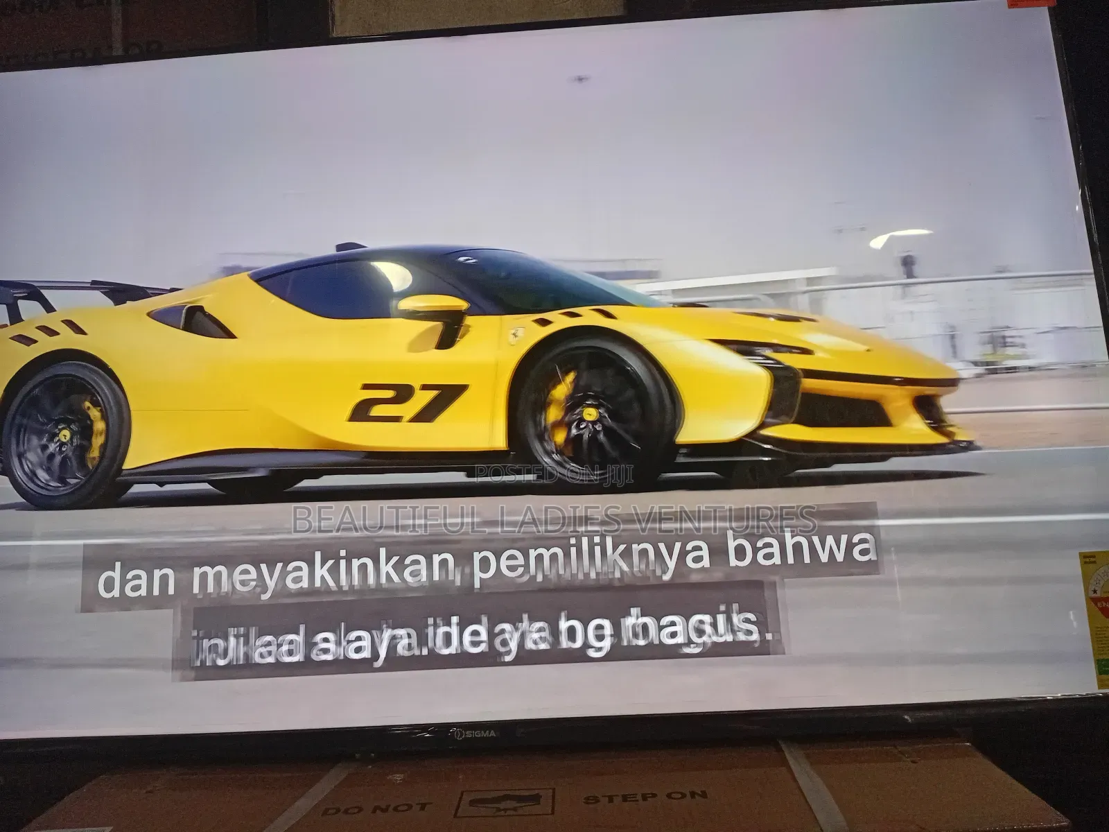 Sigma 55” Uhd Smart Tv – Where Quality Meets Style