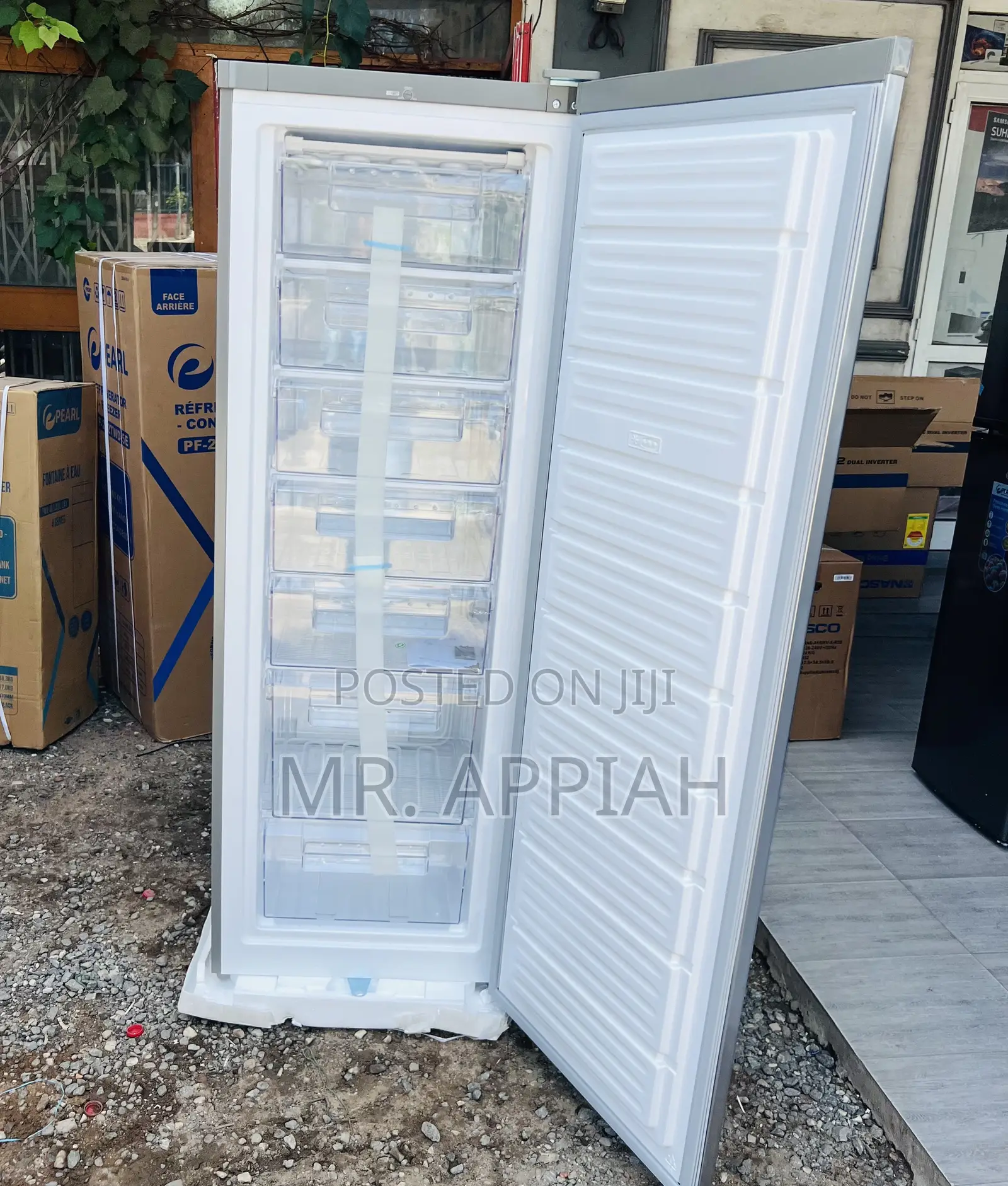 Choose Premium Pearl Nasd1-33 Single Door Upright Standing Freezer 