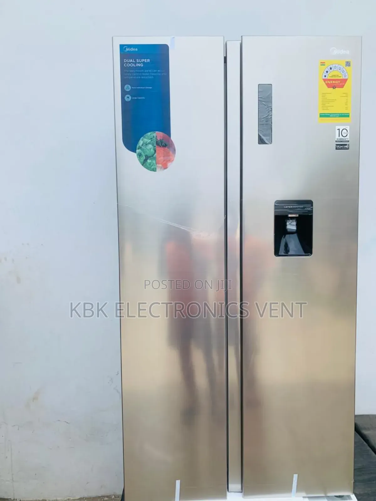 Midea 553liters Side by Side Refrigerator Water Dispenser