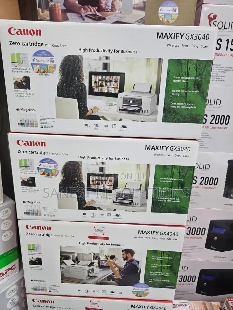 Canon Printer Maxify Gx3040 Wireless Print Scan Photocopy
