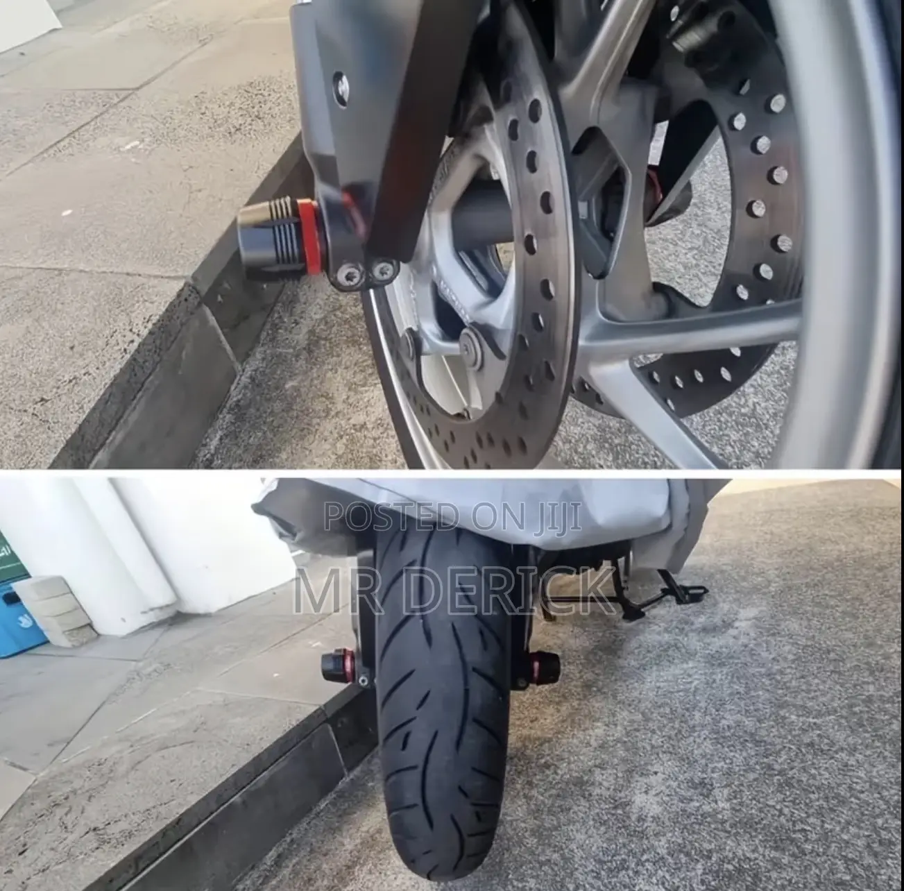 Front Axel Slider Front Wheel Fork Crash Protector for Yamaha Mt 07 09
