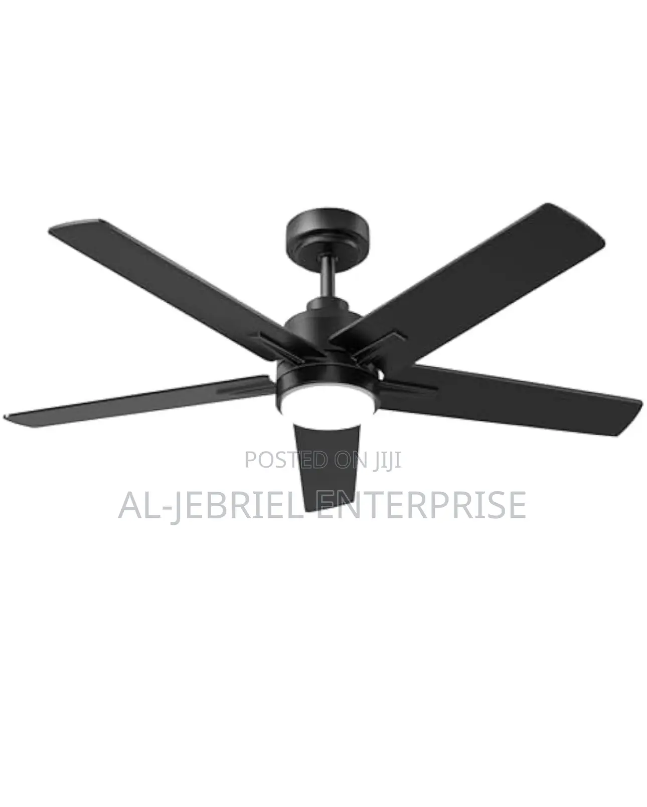 Wooden 5 Blades Ceiling Fan With Light