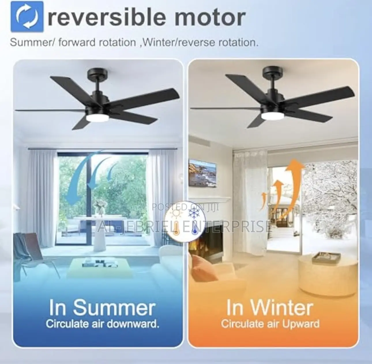 Wooden 5 Blades Ceiling Fan With Light