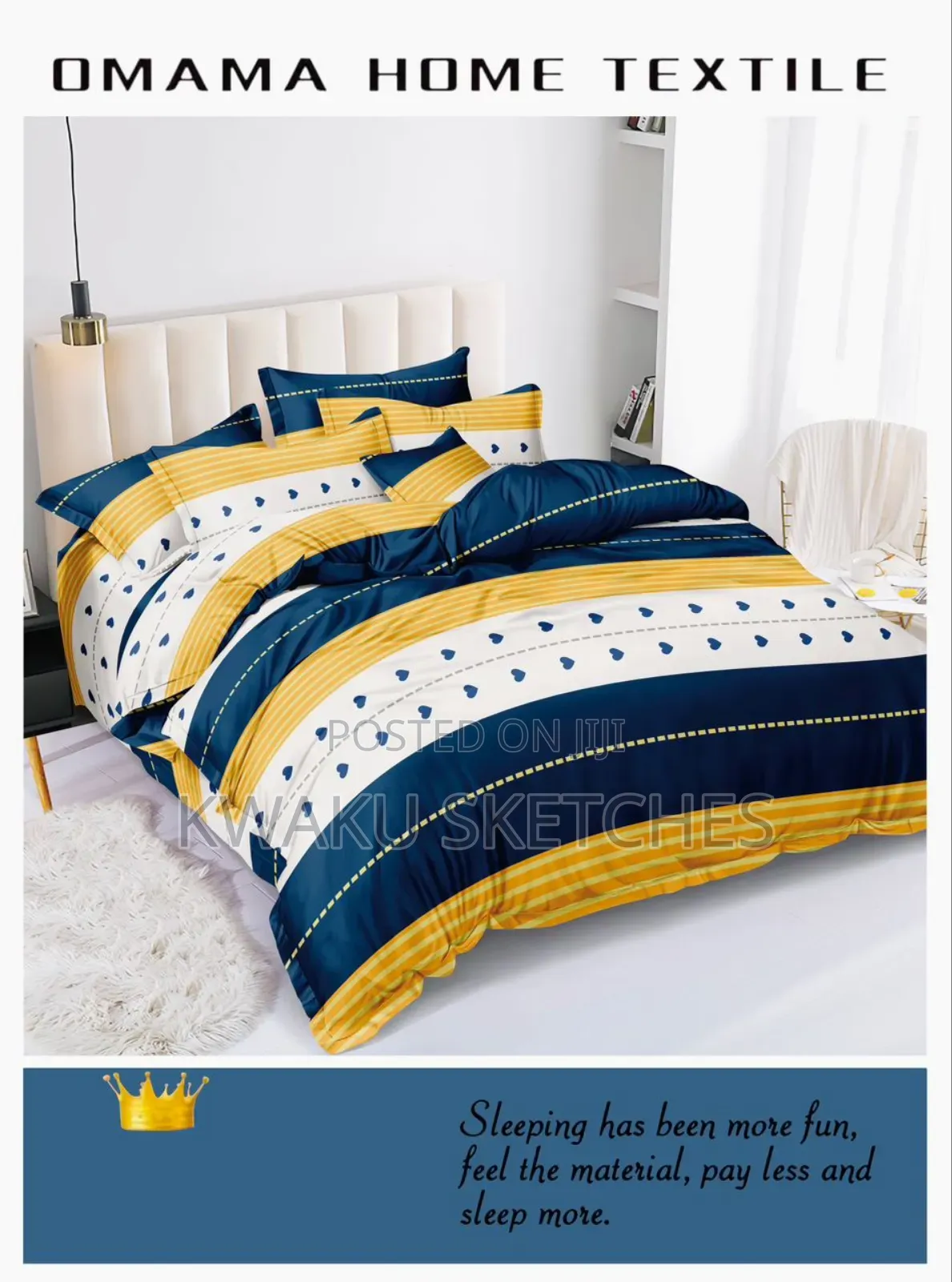 Premium 1 Bedsheet + 3 Pillow Cases Set – Sleep in Comfort
