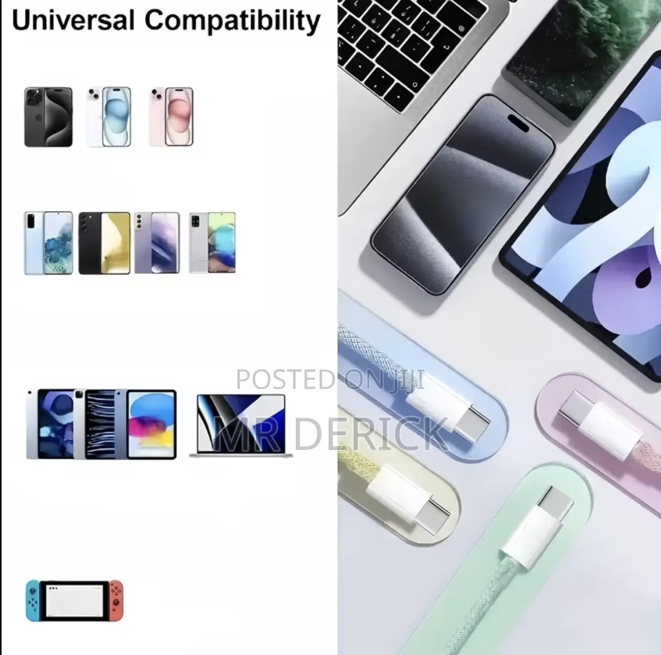 Original Fast Charging Type-C to Type-C Cable for iPhones