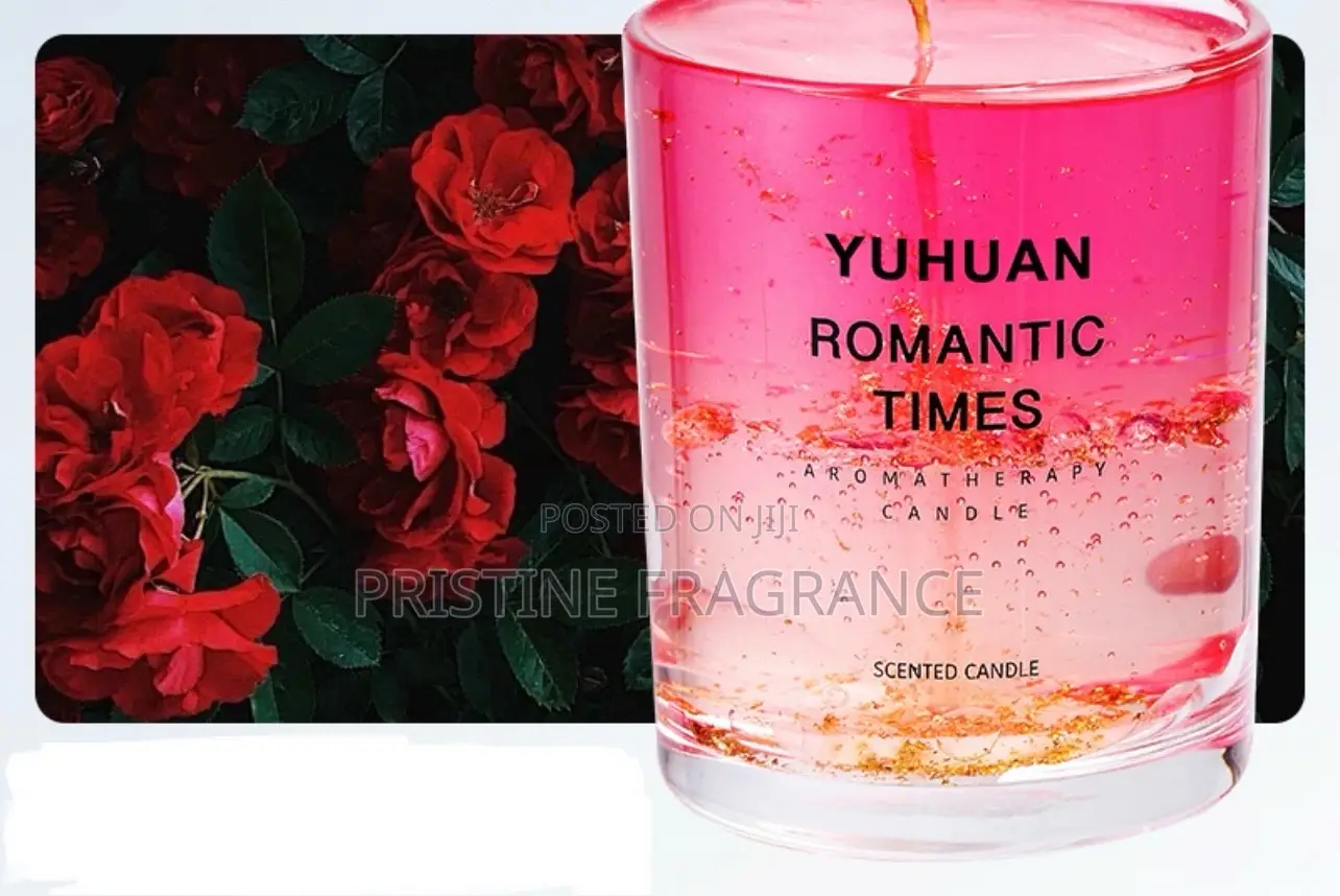 Red Rose Aromatherapy Gel Candle