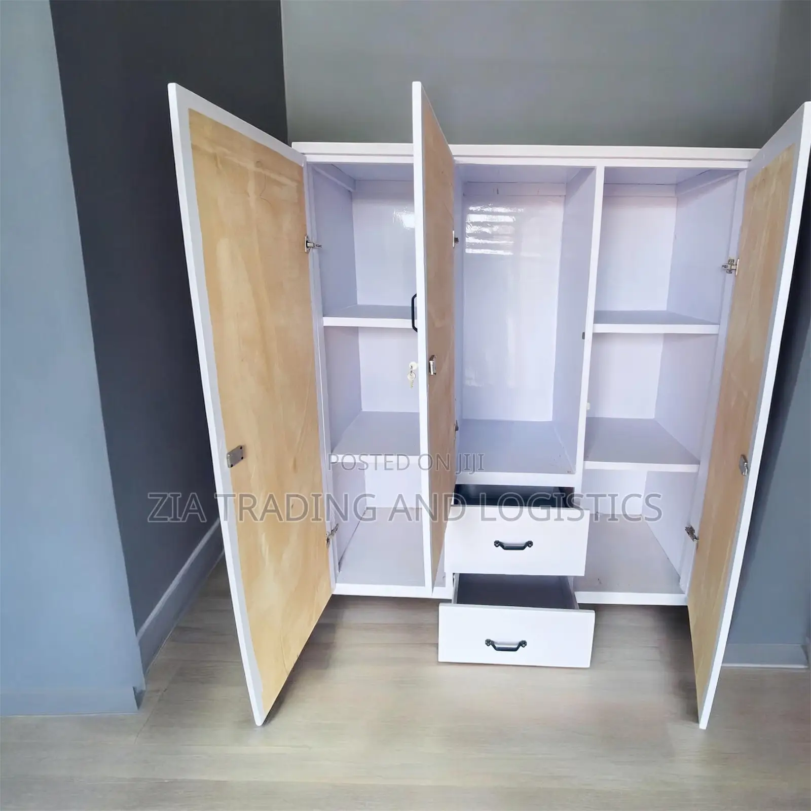 "Secure 3-in -1 Door Closet With Drawers - Neat Home,