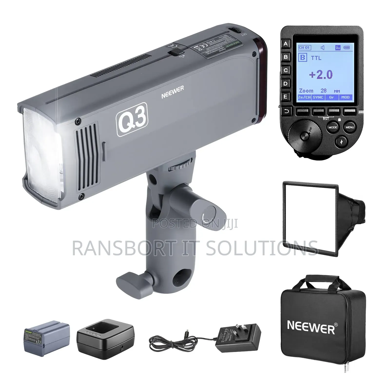 Neewer Q3 Flash Strobe Light Photography With Qpro-C - Canon Camera
