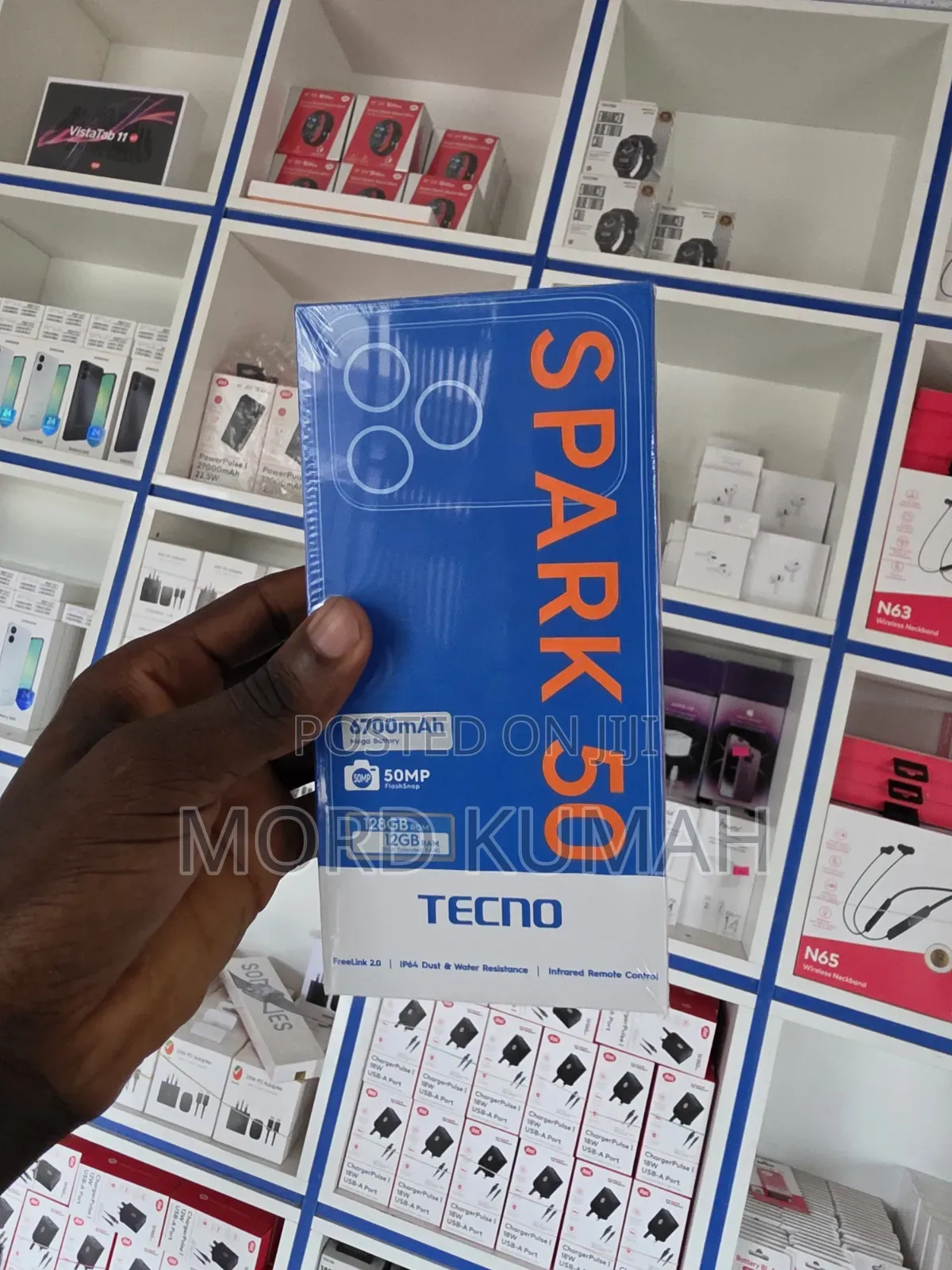 New Tecno Spark 50 128 GB Gray