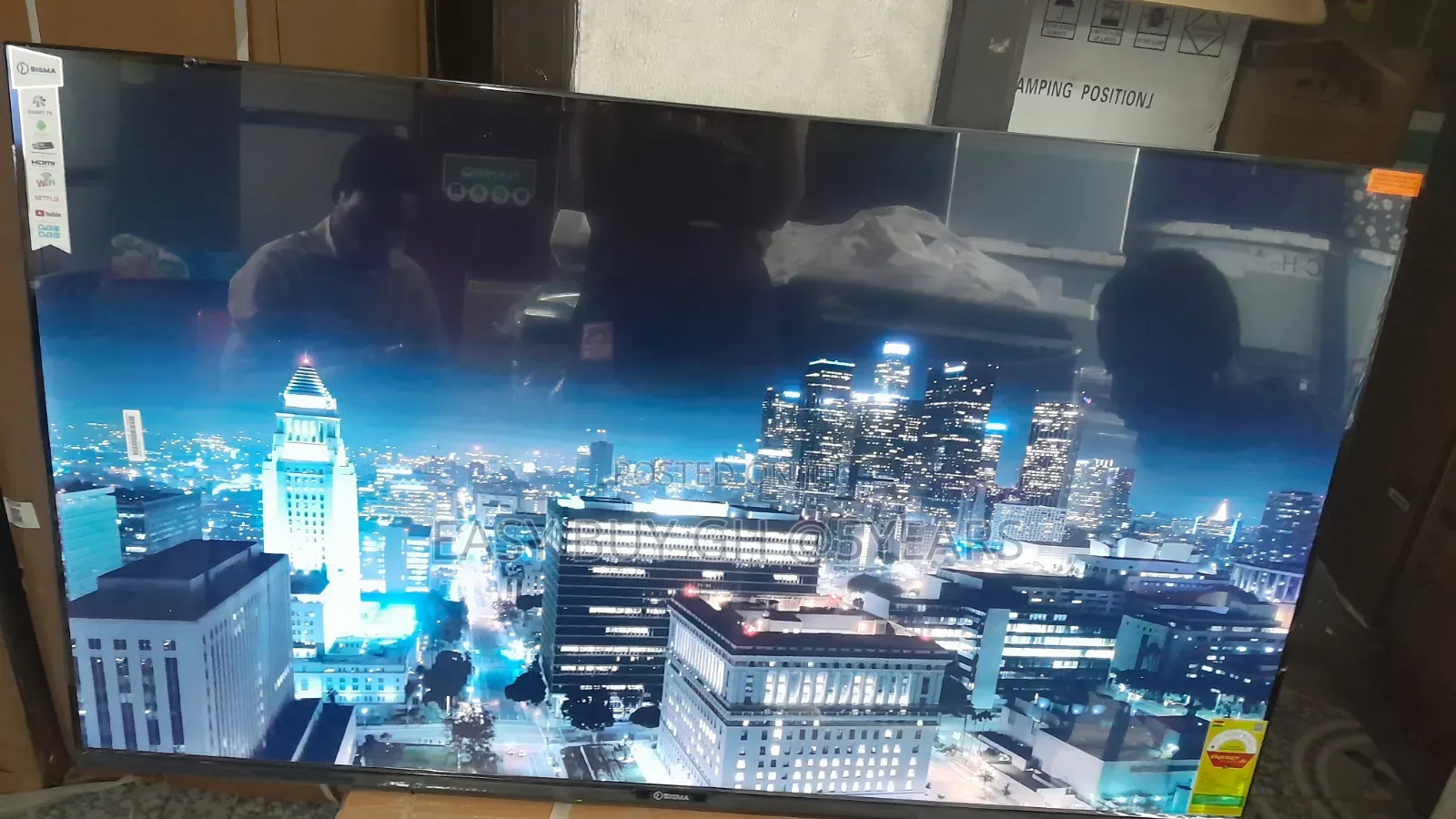 Sigma 55-Inch Uhd Smart Tv – Clear Sound Bright Display