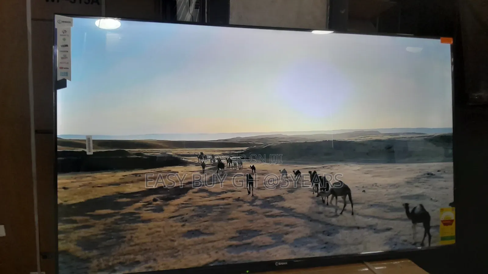 Sigma 55-Inch Uhd Smart Tv – Clear Sound Bright Display