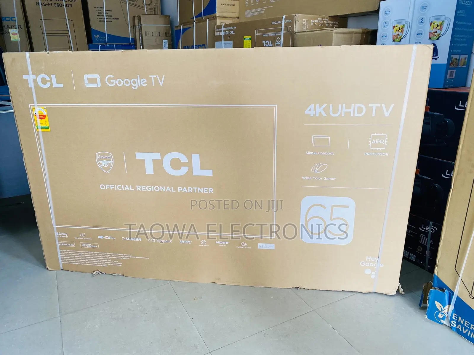 TCL Slim Uni-Body 65 Inch P755 Smart Tv