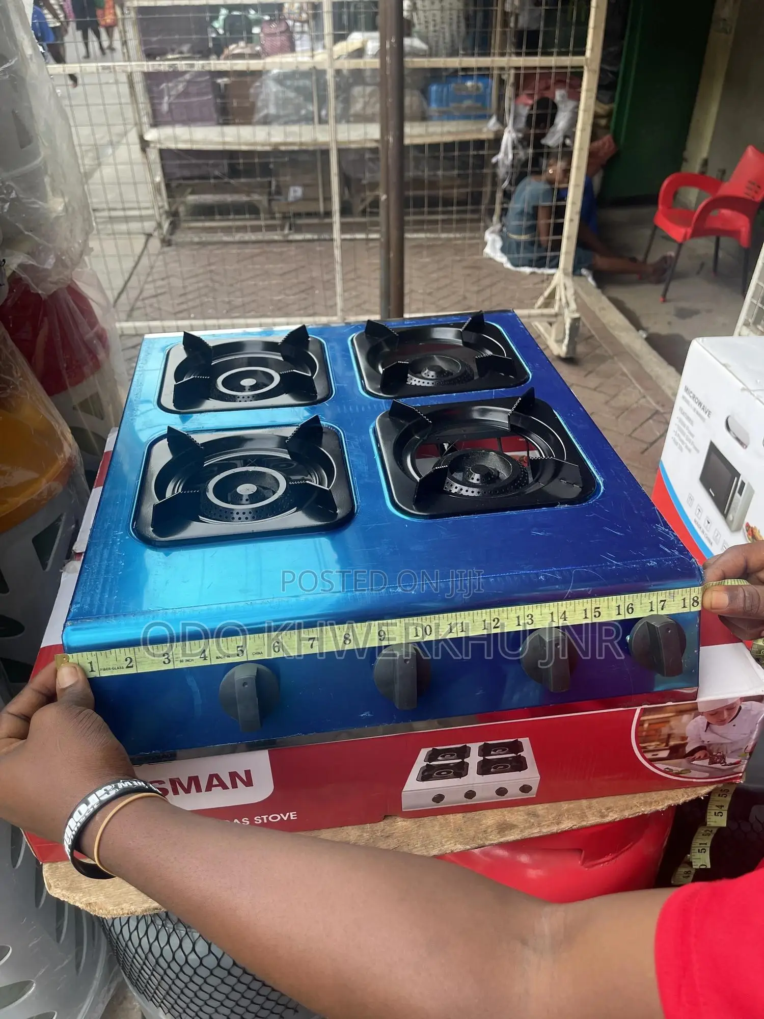 4 Burners Gas Automatic Stove