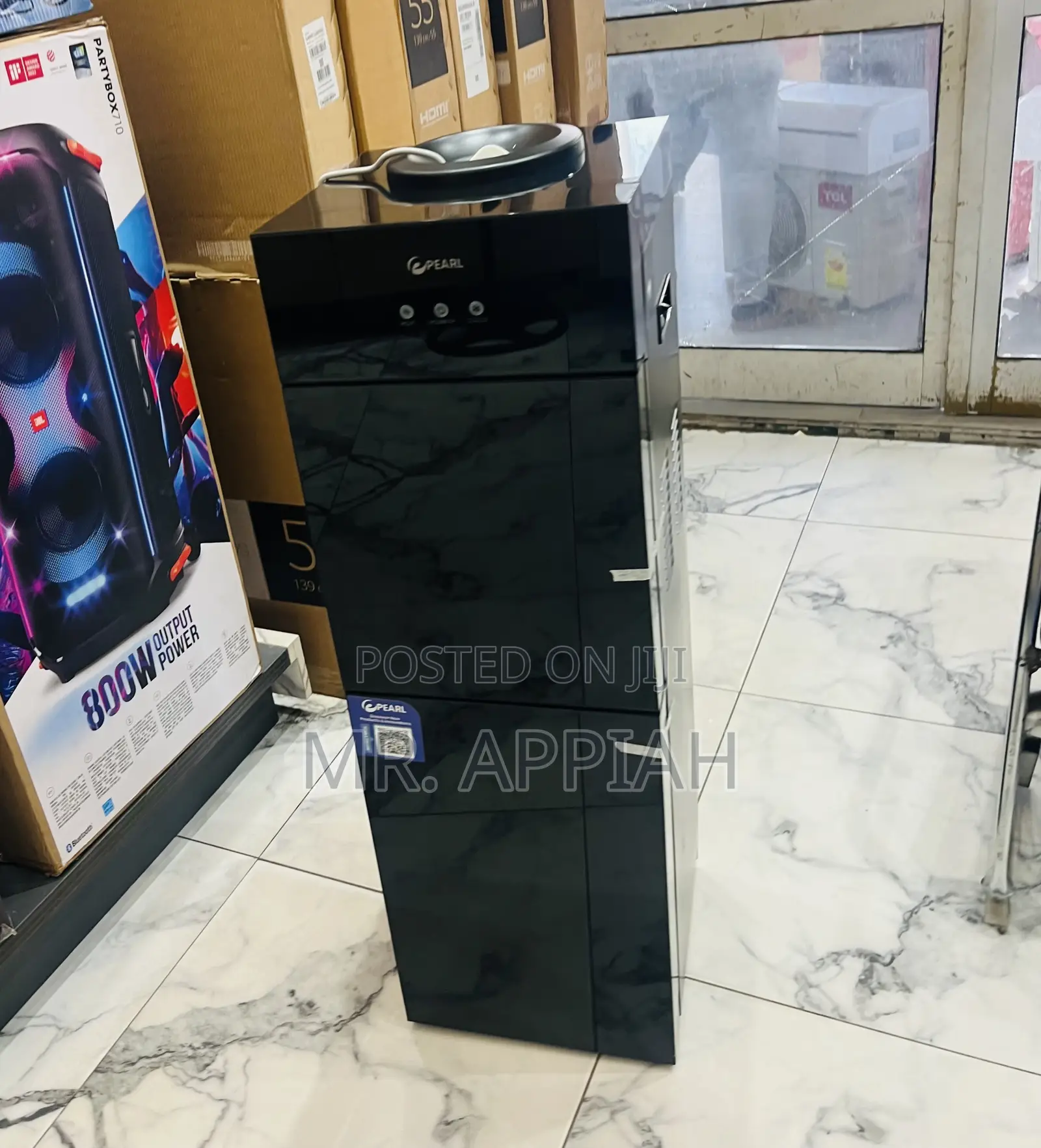 Super Quality Pearl PWD-4015 2 Tray Electric Water Dispenser(Black)